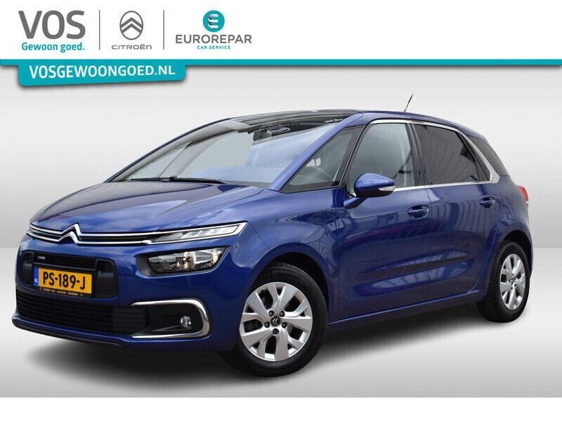 Blauw Gebruikt 2017 Citroën C4 Picasso PureTech MPV | € 13.890 (Eerlijke prijs) - Afbeelding 1/4