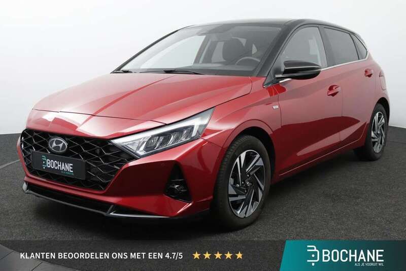 Rood Gebruikt 2022 Hyundai i20 Premium Hatchback | € 16.900 (Eerlijke prijs) - Afbeelding 1/4