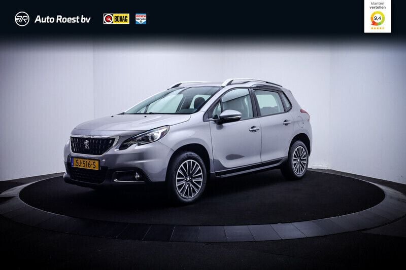 Grijs Gebruikt 2018 Peugeot 2008 SUV | € 13.925 (Eerlijke prijs) - Afbeelding 1/4