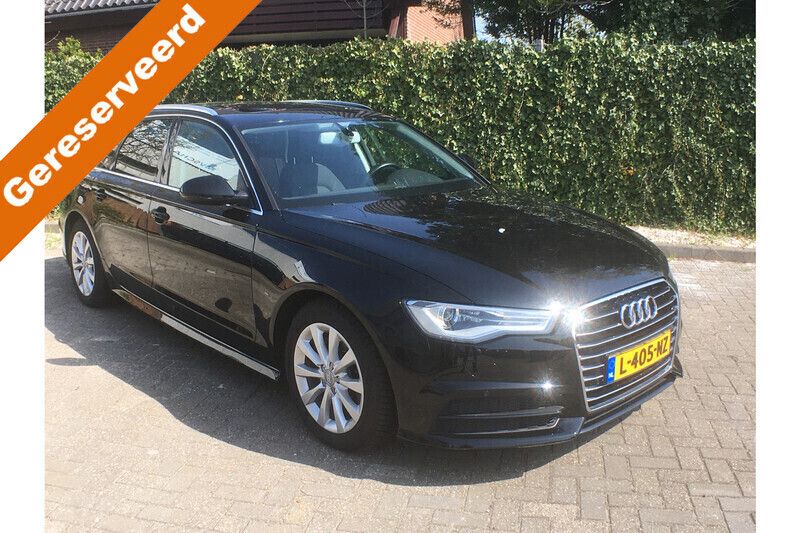 Zwart Gebruikt 2018 Audi A6 Sport Stationwagen | € 26.950 (Super prijs) - Afbeelding 1/4