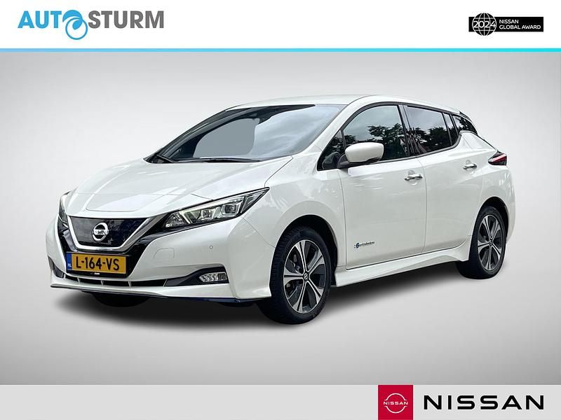 Wit Gebruikt 2021 Nissan Leaf Tekna Hatchback | € 24.699 - Afbeelding 1/4