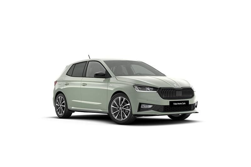 Nieuw Skoda Fabia Monte Carlo 2026 Timiano green Hatchback