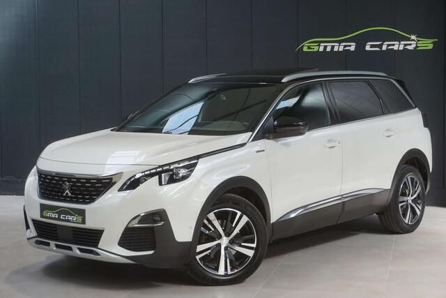 Wit Gebruikt 2020 Peugeot 5008 GT-line MPV | € 19.499 (Super prijs) - Afbeelding 1/4