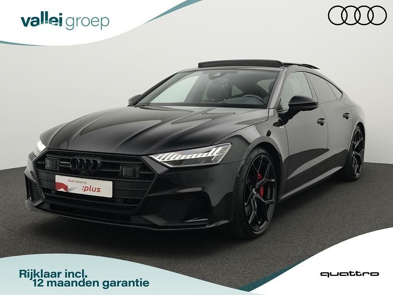 Zwart Gebruikt 2021 Audi A7 Sportback S-Line Hatchback | € 58.900 (Iets duurder) - Afbeelding 1/4