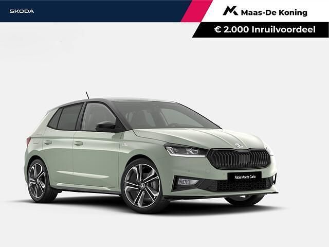Nieuw Skoda Fabia Monte Carlo 116 PK (85 kW) 2026 Groen Hatchback