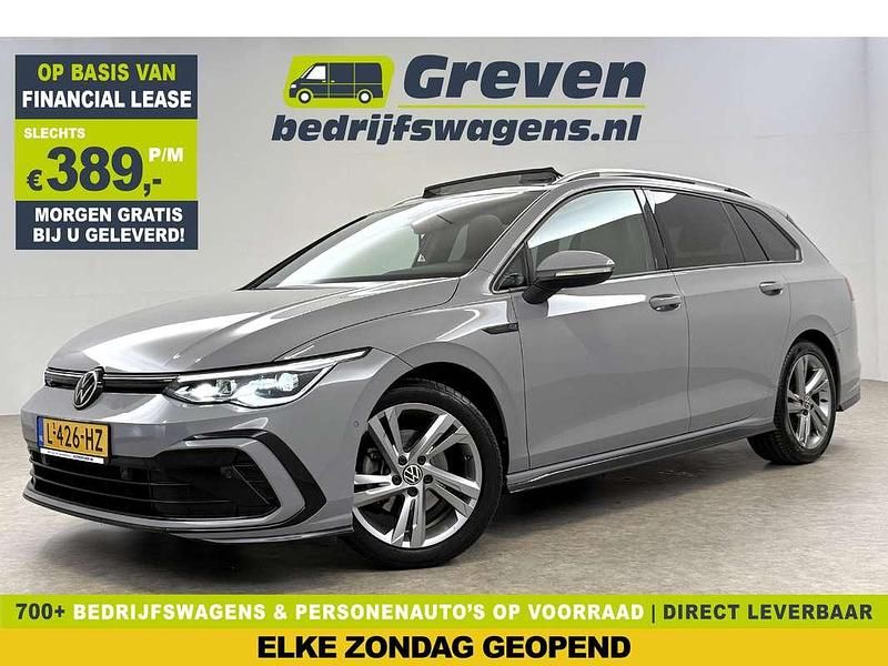 Grijs Gebruikt 2021 VW Golf VIII R-line Stationwagen | € 23.800 (Eerlijke prijs) - Afbeelding 1/4