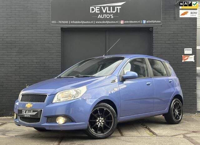 Blauw Gebruikt 2008 Chevrolet Aveo LS Hatchback | € 2.350 (Eerlijke prijs) - Afbeelding 1/4