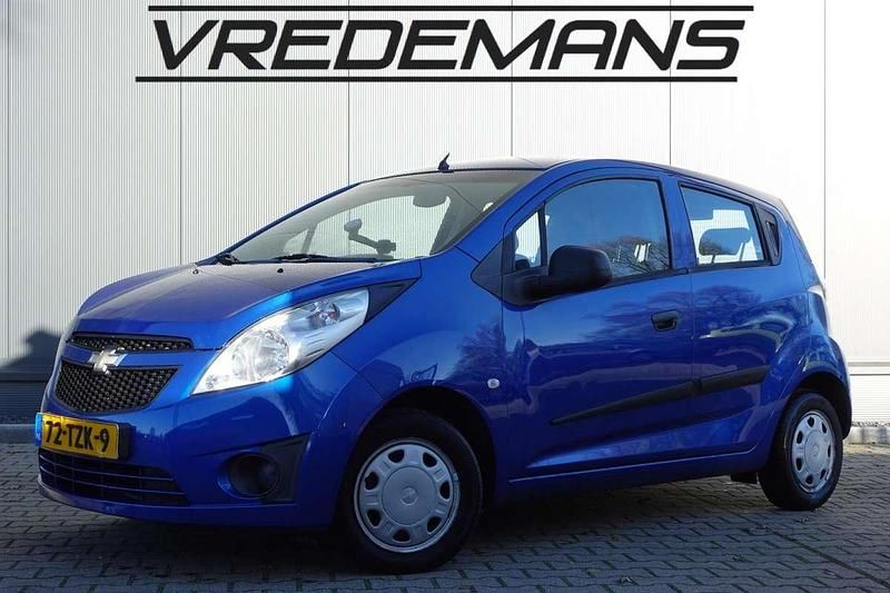 Blauw Gebruikt 2012 Chevrolet Spark LS Hatchback | € 950 (Super prijs) - Afbeelding 1/4