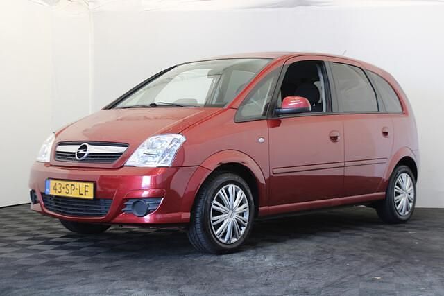 Rood Gebruikt 2006 Opel Meriva Enjoy MPV | € 1.499 (Eerlijke prijs) - Afbeelding 1/4