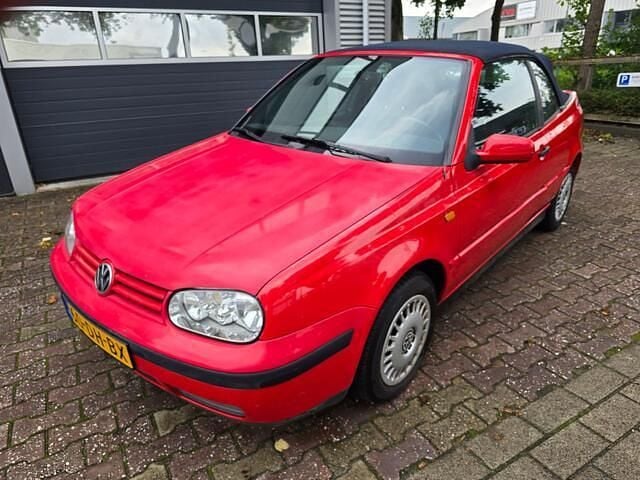 Rood Gebruikt 1999 VW Golf III Cabriolet | € 1.250 (Goede deal) - Afbeelding 1/4
