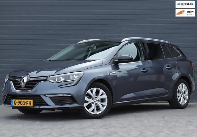 Grijs Gebruikt 2019 Renault Mégane GrandTour LIMITED Stationwagen | € 9.950 (Goede deal) - Afbeelding 1/4