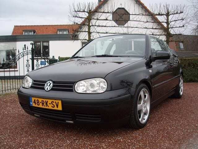 Occasion VW Golf Cabriolet Trendline 75 PK (55 kW) 1998 Zwart Cabriolet