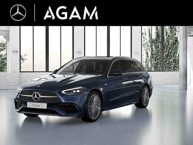 Blauw Nieuw 2026 Mercedes C300 Business Stationwagen | € 62.600 (Iets duurder) - Afbeelding 1/4