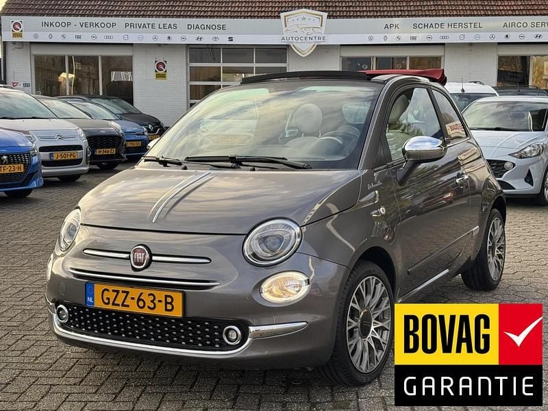 Grijs Gebruikt 2022 Fiat 500C Club Cabriolet | € 14.950 (Goede deal) - Afbeelding 1/3