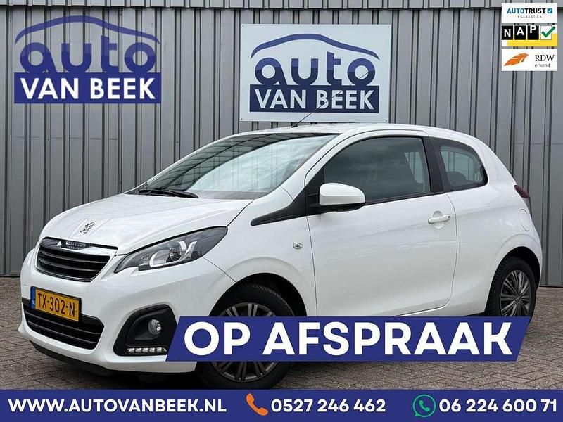 Wit Gebruikt 2018 Peugeot 108 Active Hatchback | € 6.950 (Eerlijke prijs) - Afbeelding 1/4
