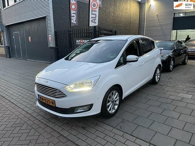 Wit Gebruikt 2016 Ford C-MAX Titanium MPV | € 5.999 (Super prijs) - Afbeelding 1/4
