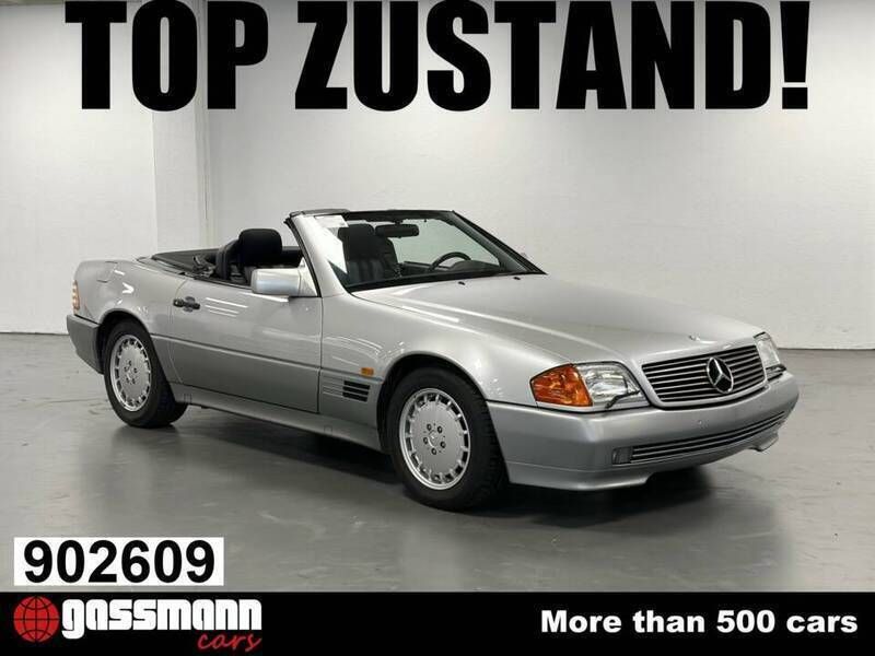 Zilverbrilliantsilber Gebruikt 1991 Mercedes SL500 Cabriolet | € 34.900 - Afbeelding 1/4