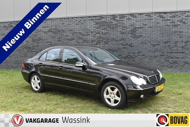 Zwart Gebruikt 2000 Mercedes C180 Elegance Sedan | € 1.950 (Goede deal) - Afbeelding 1/4