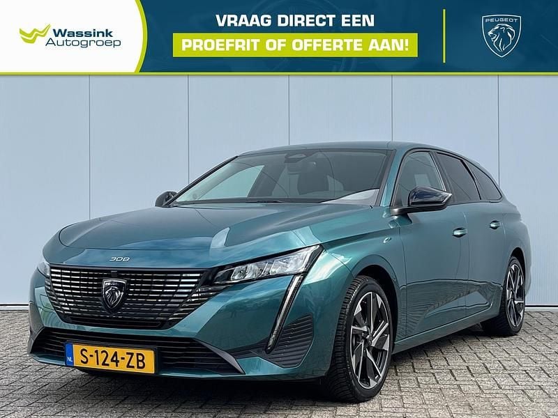 Blauw Gebruikt 2023 Peugeot 308 Allure Stationwagen | € 23.985 (Eerlijke prijs) - Afbeelding 1/4