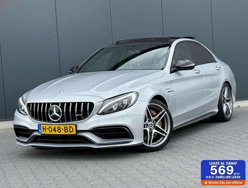 Grijs Gebruikt 2015 Mercedes C63 AMG AMG Sedan | € 39.990 (Super prijs) - Afbeelding 1/4