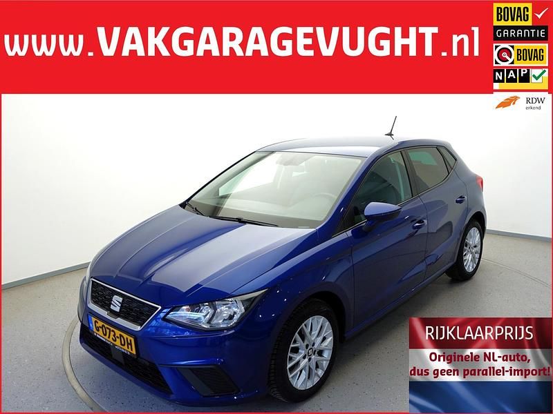 Blauw (metallic) Gebruikt 2019 Seat Ibiza Business Hatchback | € 15.950 (Eerlijke prijs) - Afbeelding 1/3