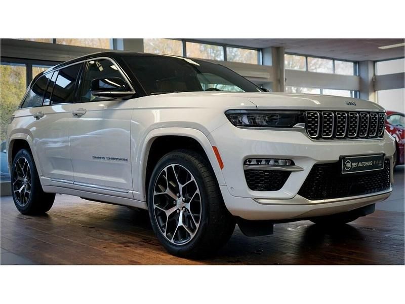 Wit Gebruikt 2023 Jeep Grand Cherokee Summit SUV | € 64.950 - Afbeelding 1/4