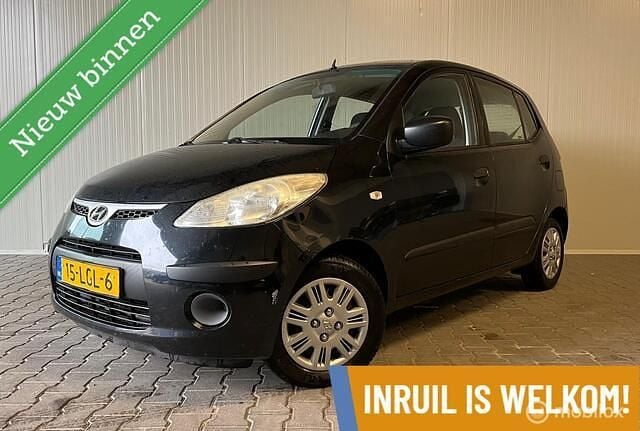 Zwart Gebruikt 2008 Hyundai i10 Active Hatchback | € 1.750 (Goede deal) - Afbeelding 1/4