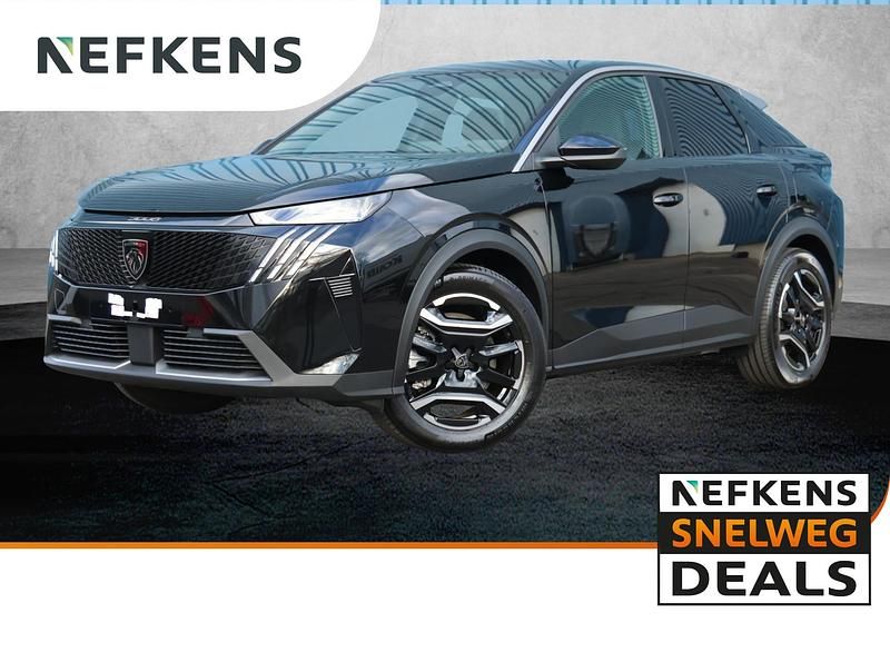 Zwart Nieuw 2024 Peugeot e-3008 Allure SUV | € 39.925 (Super prijs) - Afbeelding 1/4