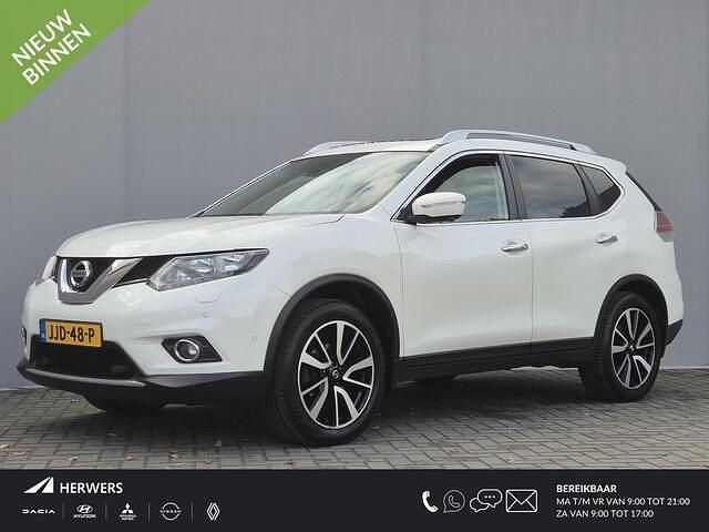 White pearl (qab) Gebruikt 2017 Nissan X-Trail N-Connecta SUV | € 18.935 (Eerlijke prijs) - Afbeelding 1/4