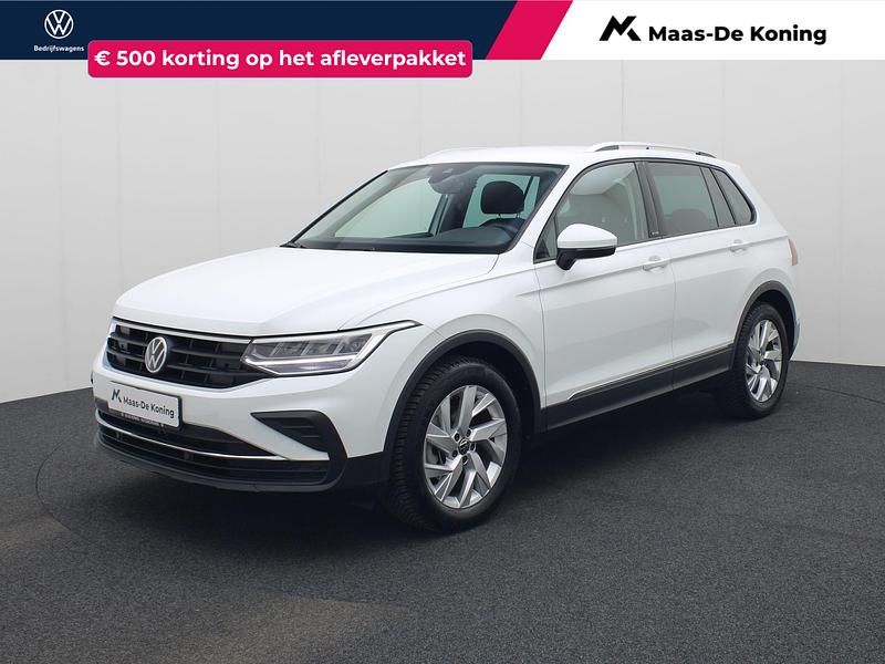 Wit Gebruikt 2021 VW Tiguan Active SUV | € 27.880 (Super prijs) - Afbeelding 1/4