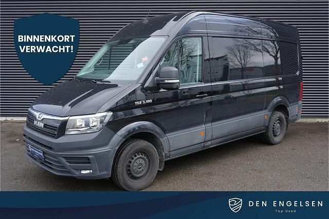 Zwart (metallic) Occasion 2022 MAN TGE Van | € 32.900 (Goede deal) - Afbeelding 1/4