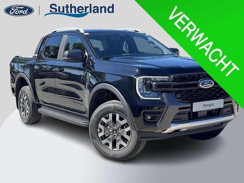 Zwart Nieuw 2025 Ford Ranger Wildtrack Pickup | € 54.429 (Eerlijke prijs) - Afbeelding 1/4