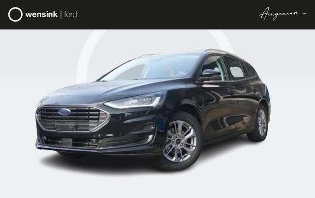 Zwart Nieuw 2025 Ford Focus Titanium Stationwagen | € 29.435 (Super prijs) - Afbeelding 1/4