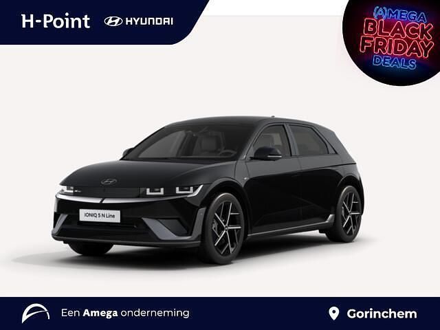 Zwart Nieuw 2025 Hyundai Ioniq 5 N Line SUV | € 50.190 (Goede deal) - Afbeelding 1/4