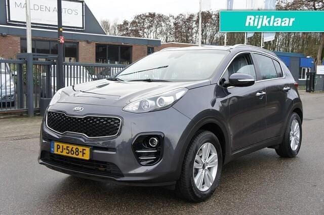 Grijs (metallic) Gebruikt 2017 Kia Sportage SUV | € 15.250 (Goede deal) - Afbeelding 1/4