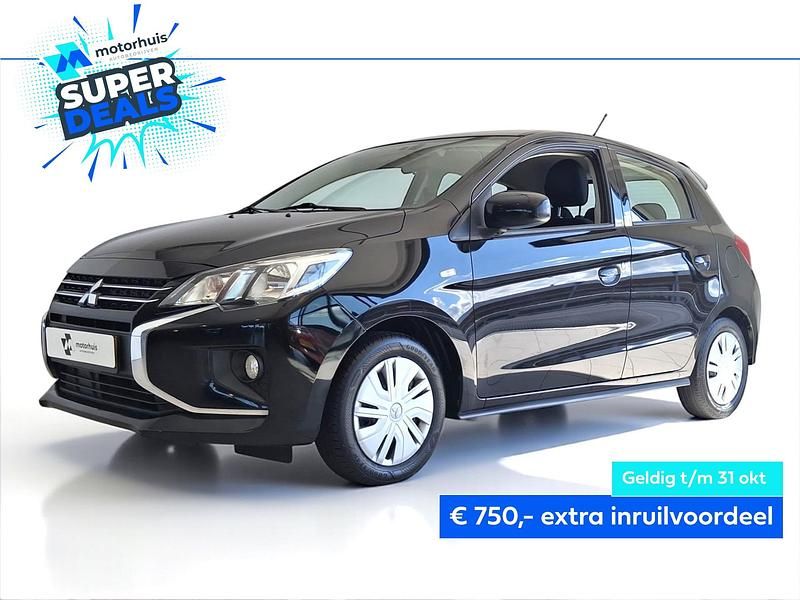 Zwart Gebruikt 2020 Mitsubishi Space Star Hatchback | € 7.990 (Goede deal) - Afbeelding 1/4