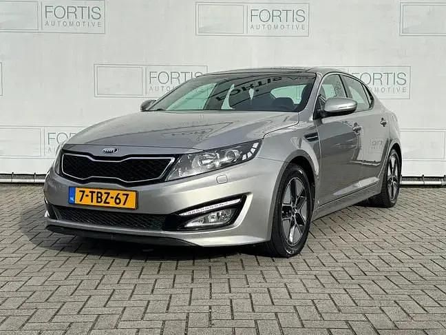 Grijs Gebruikt 2013 Kia Optima Hybrid Sedan | € 12.900 - Afbeelding 1/4
