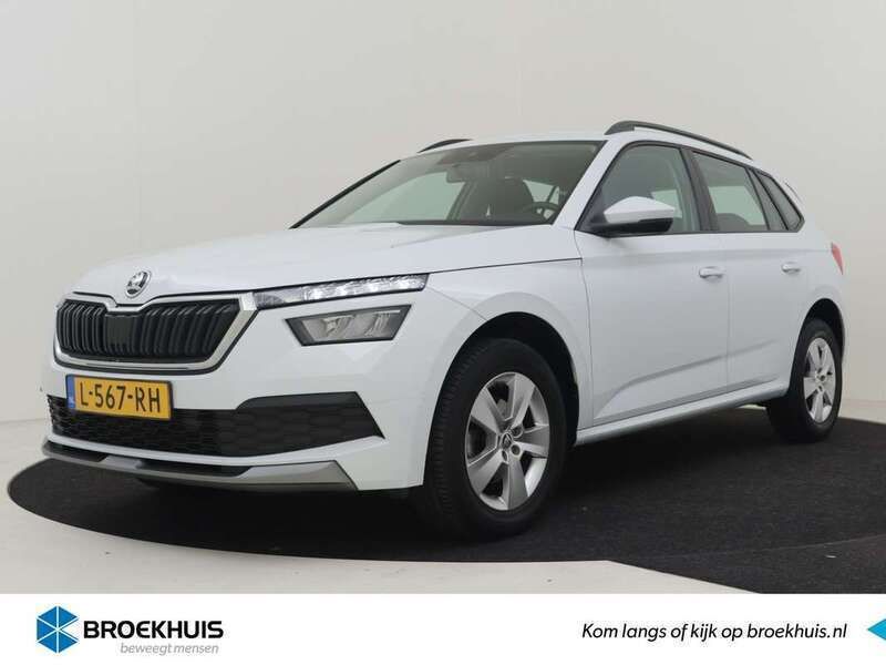 Wit, metallic lak Gebruikt 2021 Skoda Kamiq Ambition SUV | € 18.400 (Eerlijke prijs) - Afbeelding 1/4