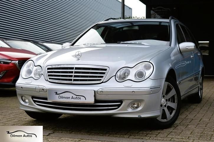 Grijs Gebruikt 2005 Mercedes C230 Elegance Stationwagen | € 3.495 - Afbeelding 1/4
