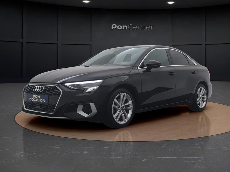 Zwart Gebruikt 2022 Audi A3 Advanced Sedan | € 23.450 (Eerlijke prijs) - Afbeelding 1/4