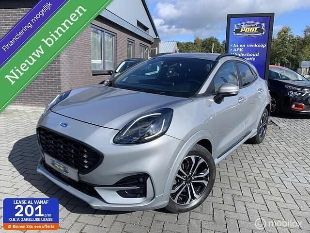 Grijs Gebruikt 2021 Ford Puma ST-Line SUV | € 14.750 - Afbeelding 1/4