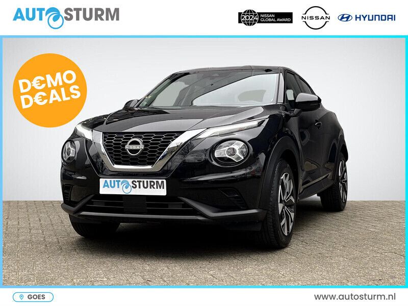 Zwart Gebruikt 2024 Nissan Juke Acenta SUV | € 23.679 (Eerlijke prijs) - Afbeelding 1/4
