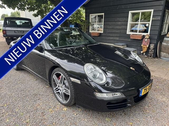 Zwart Gebruikt 2007 Porsche 911 Carrera 4S Cabriolet Cabriolet | € 59.950 (Goede deal) - Afbeelding 1/4