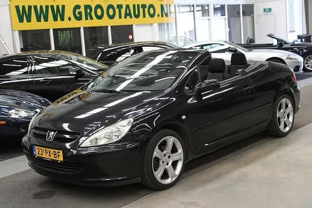 Zwart Gebruikt 2005 Peugeot 307 CC Cabriolet | € 1.244 (Eerlijke prijs) - Afbeelding 1/4