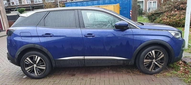 Blauw Gebruikt 2017 Peugeot 3008 MPV | € 10.000 (Super prijs) - Afbeelding 1/4