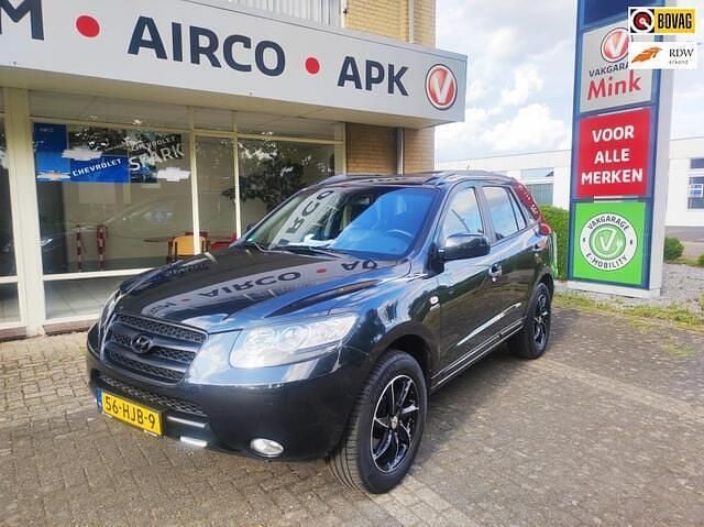 Zwart Gebruikt 2008 Hyundai Santa Fe Style SUV | € 5.500 (Goede deal) - Afbeelding 1/4
