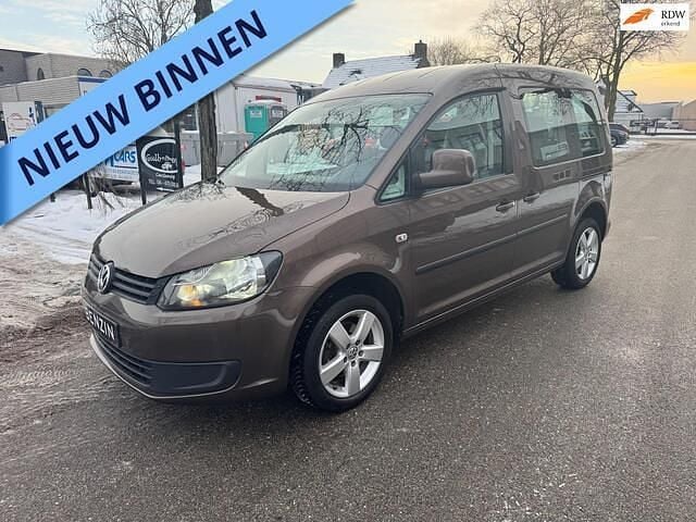 Bruin (metallic) Gebruikt 2013 VW Caddy Comfortline MPV | € 8.450 (Super prijs) - Afbeelding 1/4