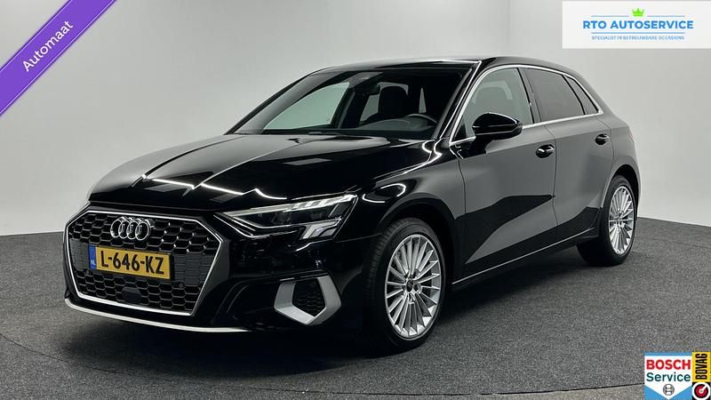 Zwart Gebruikt 2021 Audi A3 Sportback Business Hatchback | € 23.000 (Eerlijke prijs) - Afbeelding 1/4