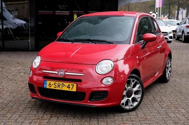 Rood Gebruikt 2013 Fiat 500S Hatchback | € 5.950 (Goede deal) - Afbeelding 1/4