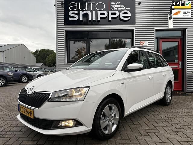 Wit Gebruikt 2019 Skoda Fabia Clever Hatchback | € 10.950 (Eerlijke prijs) - Afbeelding 1/4